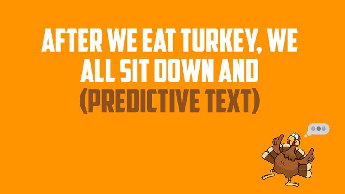 Predictive Prompts: Thanksgiving Edition image number null